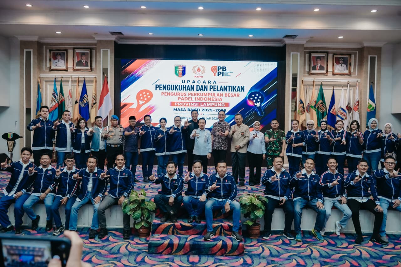Pemprov Lampung Dorong Olahraga Padel Jadi Penggerak Sport Tourism dan Ekonomi Daerah